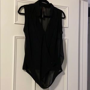 Renee C black blouse